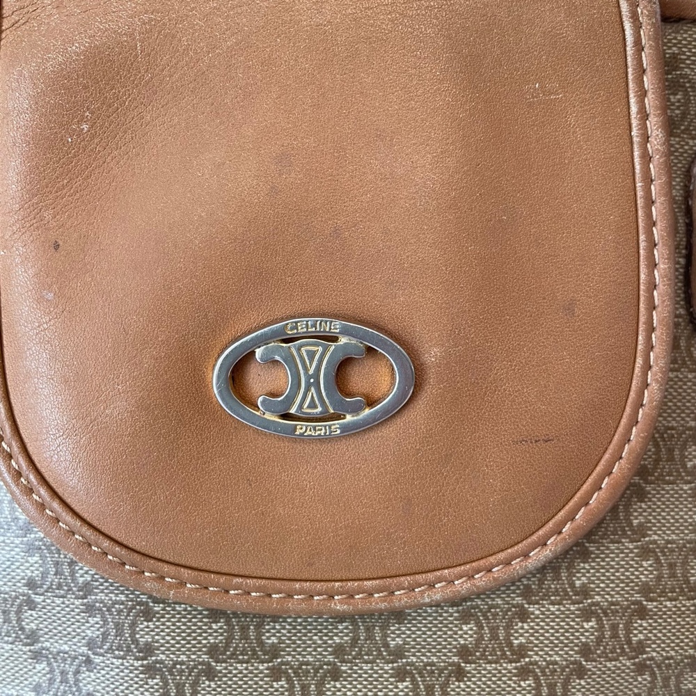 Celine Macadam Vintage Brown/Beige Bag - Picture 11 of 16